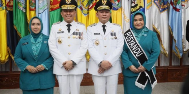 Penjabat (Pj) Gubernur Sumatera Selatan Elen Setiadi resmi dilantik Menteri Dalam Negeri RI M.Tito Karnavian di Sasana Bhakti Praja Gedung C Lantai 3 Kemendagri, Jakarta, Senin (24/6/2024).