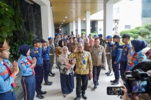Pelepasan purnabakti Sekretaris Daerah Provinsi Sumsel, Ir. S. A. Supriono berlangsung haru di Auditorium Bina Praja, Jumat, (28/6/2024).