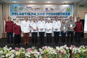 Pelantikan dan Pengukuhan Pengurus DPD Asosiasi Keselamatan Kesehatan Kerja dan Lingkungan (AK3L) Prov Sumsel bertempat di Hotel Amaris. Rabu, (24/07/2024).
