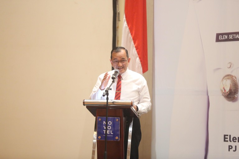 Edward Candra Hadiri Focus Group Discussion (FGD) pencegahan dan penanggulangan kebakaran hutan kebun dan lahan pada wilayah ekosistem gambut di Provinsi Sumsel tahun 2024. Bertempat di Balroom Novotel, Palembang (28/08/2024).