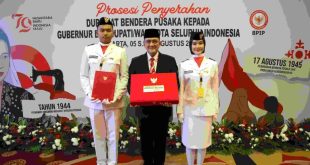Agenda ini digelar oleh Badan Pembinaan Ideologi Pancasila (BPIP) di Balai Samudra, Jakarta. Senin (5/8/2024).