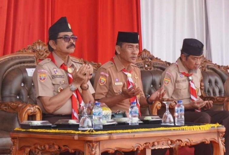 Kegiatan Diklat Bela Negara yang digelar oleh Kwartir Daerah (Kwarda) Sumsel, hari Rabu tanggal 31 Juli 2024 di Bumi Perkemahan Gandus, Kota Palembang.