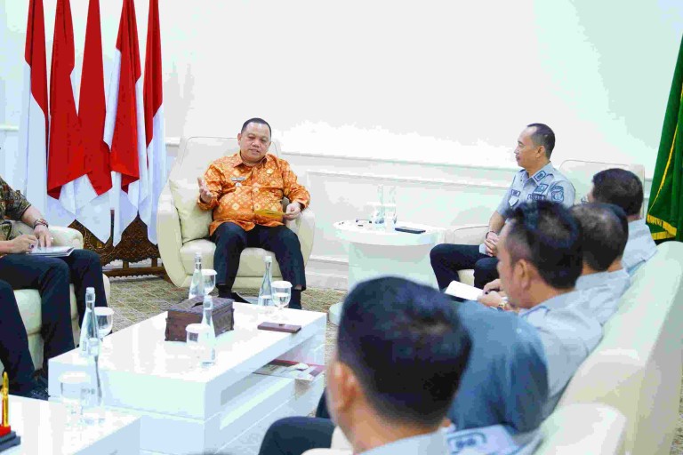 Audiensi jajaran Forum Komunikasi Kelurahan Muba (FKKM) yang berlangsung di ruang audiensi Bupati Muba, Kamis (01/08/2024).