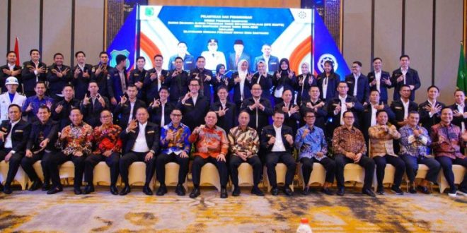 Dewan Pengurus Kabupaten Ikatan Keluarga Alumni Pendidikan Tinggi Kepamongprajaan (DPK – IKAPTK) Kabupaten Musi Banyuasin Periode 2024 - 2029 resmi dilantik, Sabtu (3/8/2024) di Hotel Santika Premiere Bandara Palembang.