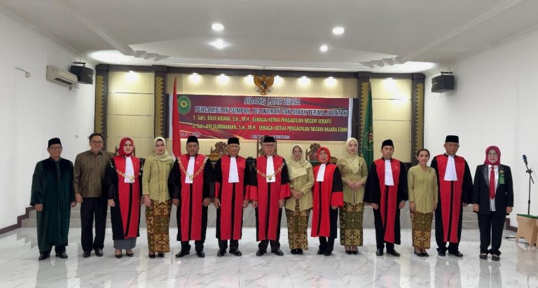 selamat bertugas di tempat yang baru," ujar H. Sandi Fahlepi, Sabtu (3/8/2024).