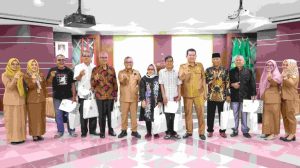 Acara purna tugas Pegawai Non Aparatur Sipil Negara (Non ASN) di Bagian Umum Setda Kabupaten Musi Banyuasin yang berlangsung di Auditorium Pemkab Muba, Selasa (06/8/2024).