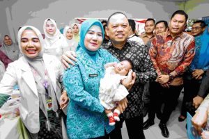 Launching Rumah Cinta dan Toko PKK Kabupaten Muba, Kamis (22/8/2024) bertempat Rumah Cinta Sekate TP. PKK Gedung Dekranasda Kabupaten Muba.