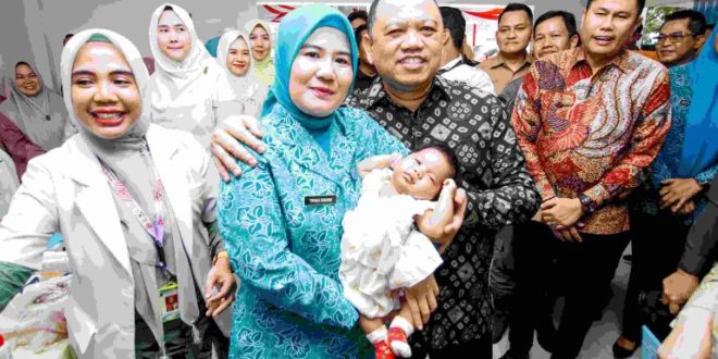 Launching Rumah Cinta dan Toko PKK Kabupaten Muba, Kamis (22/8/2024) bertempat Rumah Cinta Sekate TP. PKK Gedung Dekranasda Kabupaten Muba.