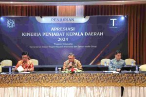 Apresiasi Kinerja Penjabat Kepala Daerah 2024 melalui Program Kerjasama Kementerian Dalam Negeri Indonesia dan Tempo Media Group di Hotel Borobudur Jakarta, Kamis (08/08).