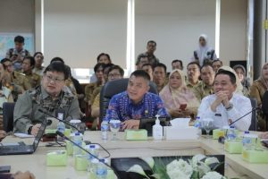 kegiatan observasi bersama KPK di Aula Bappeda Kota Palembang, Selasa (13/8/2024).