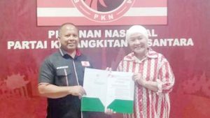 Hj. Lucianty menerima dukungan dari Partai Kebangkitan Nusantara untuk maju sebagai Bupati Kabupaten Musi Banyuasin pada Pemilihan Kepala Daerah tahun 2024. (Musi News / Edi Triono)