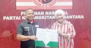 Hj. Lucianty menerima dukungan dari Partai Kebangkitan Nusantara untuk maju sebagai Bupati Kabupaten Musi Banyuasin pada Pemilihan Kepala Daerah tahun 2024. (Musi News / Edi Triono)