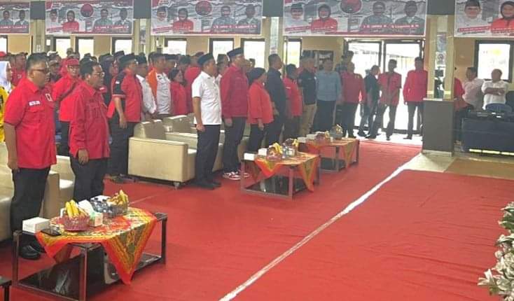 Dewan Pimpinan Cabang (DPC) Partai Demokrasi Indonesia (PDI) Perjuangan Kabupaten Musi Banyuasin (Muba) menggelar Rapat Kerja Khusus (Rakercabsus) di Gedung Dharma Wanita Perjuangan, Sekayu, hari Selasa tanggal 17 September 2024.