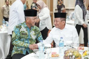 Kepala BKKBN Sumsel, Mediheryanto SH MH di sela Pemberian Penghargaan Pelaksanaan 8 Aksi Konvergensi Dalam Rangka Percepatan Penurunan Stunting di The Sultan Convention Center, Rabu (25/9/2024).