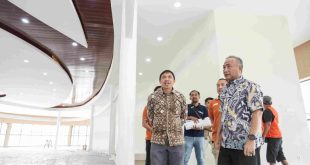 Sekretaris Daerah Apriyadi Mahmud, Jumat (27/9/2024) pagi sidak mengecek progres pembangunan gedung Labkesda dan rehab eks rumah pintar menjadi Mall Pelayanan Publik (MPP)