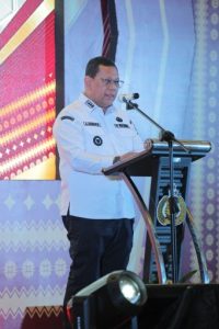 Selasa (24/9/2024) Poltestabes Palembang menggelar deklarasi Pilkada Damai 2024 dengan menghadirkan tigas Paslon Wali Kota dan Wakil Wa Wali Kota Palembang di The Sultan Convention Center.