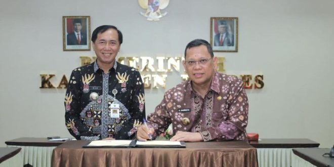 Pemerintah Kota Palembang melakukan kerjasama antar daerah (KAD) dengan Pemerintah Kabupaten Brebes, Kamis (12/9/2024).