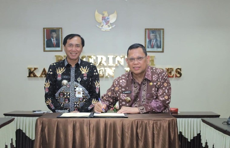 Pemerintah Kota Palembang melakukan kerjasama antar daerah (KAD) dengan Pemerintah Kabupaten Brebes, Kamis (12/9/2024).