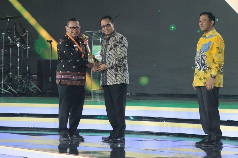 Ucok Abdulrauf Damenta, di Ballroom JIExpo Kemayoran Center & Theatre Area Jakarta, Sabtu (7/9/2024).