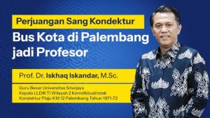Prof. Dr. Iskhaq Iskandar, MSc., Guru Besar di Universitas Sriwijaya. (foto : SEMIVA)