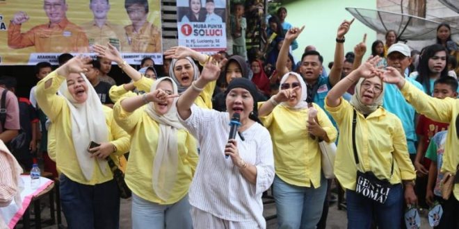 Hj. Lucianty, Calon Bupati kabupaten Musi Banyuasin Nomor Urut 1.