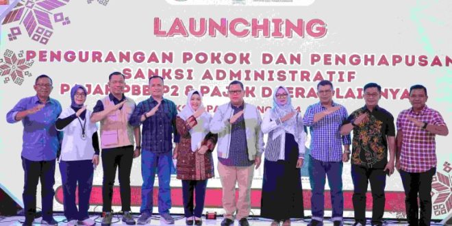 Pemerintah kota Palembang melalui Badan Pendapatan Daerah (Bapenda) Kota Palembang melaunching pengurangan pokok dan penghapusan sanksi administratif PBB-P2 dan pajak daerah lainnya Minggu (13/10) di Atrium Palembang Indah Mall.