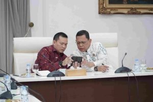 Elen Setiadi menerima Audiensi Pj Walikota Palembang Ucok Damenta beserta jajaran untuk membahas kerjasama penggunaan aset yang ada di kawasan Benteng Kuto Besak (BKB) Palembang guna memperbaiki fasilitas yang ada. Jumat, (18/10/2024).