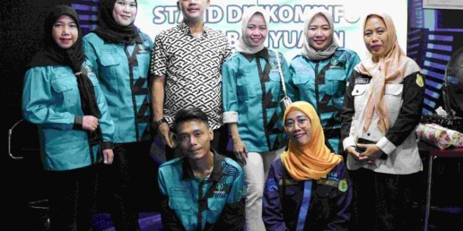 Kemeriahan di Stand Dinas Komunikasi dan Informatika (Dinkominfo) dalam pameran Muba Expo belum juga padam.
