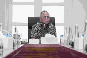 Apriyadi di sela Rapat Terkait Komitmen Bersama dalam Pembangunan/Perbaikan Jembatan (P6) Kecamatan Lalan di Ruang Rapat Kantor Perwakilan Musi Banyuasin di Palembang, Kamis (10/10/2024).