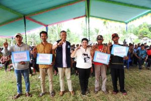 Hj. Lucianty dan H. Syaparuddin, Calon Bupati dan Wakil Bupati Kabupaten Musi Banyuasin Periode 2025-2030 Nomor Urut 1.