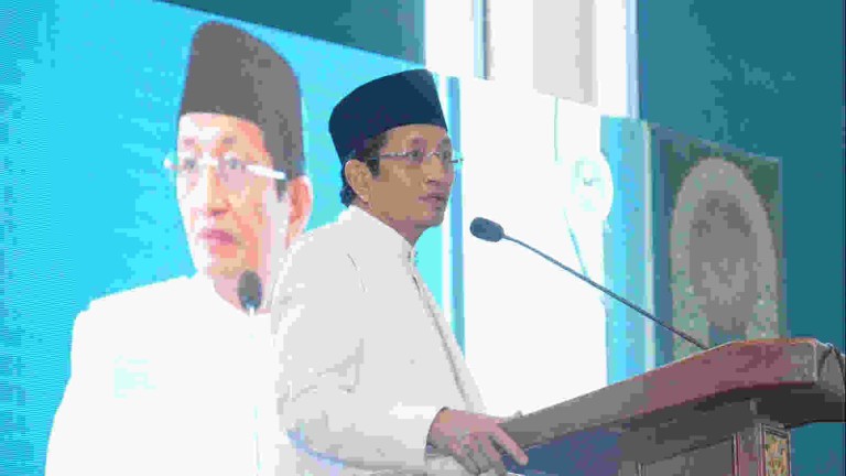 Menteri Agama Nasaruddin Umar. Foto: Dwiki Iqbal