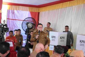 Elen Setiadi Melakukan Pemantauan Lapangan dalam Kesiapan Pelaksanaan Pilkada Serentak Tahun 2024, Selasa (26/11/24).