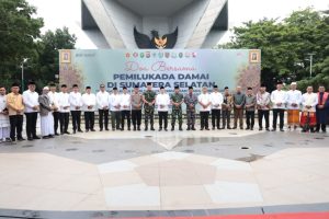 kegiatan Doa bersama tersebut digelar di Monumen Perjuangan Rakyat (MONPERA) Palembang. Minggu (24/11/2024).