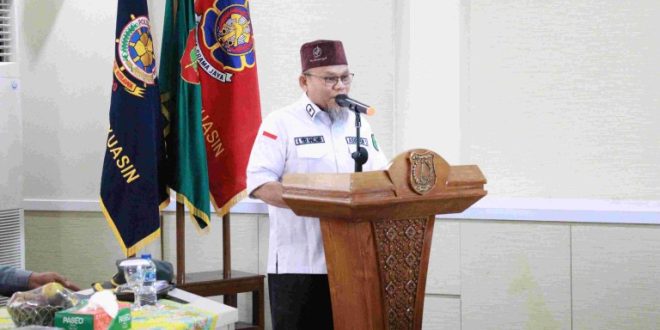 Pemerintah Kabupaten Musi Banyuasin (Pemkab Muba) melalui Satuan Polisi Pamong Praja (SatPol PP) mengadakan Rapat Koordinasi (Rakor) Linmas dan Kewaspadaan Dini untuk memastikan wilayah Kabupaten Muba tetap aman dan kondusif, Rabu, (20/11/2024)