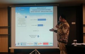 Rully Akbar, Senior Researcher LSI Denny JA, merilis hasil survei Pemilihan Bupati Kabupaten Musi Banyuasin tahun 2024, hari Sabtu siang, tanggal 23 November 2024 di Hotel Aston Palembang.