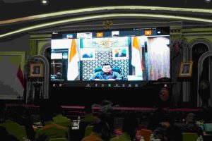 Elen Setiadi secara virtual membuka Rapat Koordinasi dan Sosialisasi Pencegahan Korupsi dalam Proses Perencanaan dan Penganggaran APBD Provinsi Sumatera Selatan, bertempat di Hotel Beston Palembang. (12/11/2024)