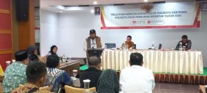 Badan Pengawas Pemilu (Bawaslu) Kota Palembang Menggelar pelatihan saksi Tempat Pemungutan Suara (TPS) untuk Pemilihan Kepala Daerah (Pilkada) serentak tahun 2024 di Emilia Hotel Palembang. pada hari Jum’at, tanggal 22 November 2024. (musinews.id/qso)