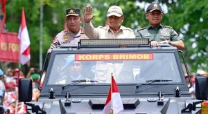 Presiden Prabowo Subianto menghadiri pembukaan Apel Kepala Satuan Wilayah (Kasatwil) Polri Tahun 2024 di Akpol Semarang, pada Rabu, 11 Desember 2024. Foto: BPMI Setpres/Muchlis Jr