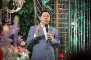 Ketua Dewan Perwakilan Daerah Republik Indonesia, Sultan B. Najamudin, saat menghadiri acara silaturahmi dengan kementerian dan lembaga yang digelar di Jakarta, pada hari Minggu, tanggal 1 Desember 2024. (foto : bagian pemberitaan dan media DPD RI)