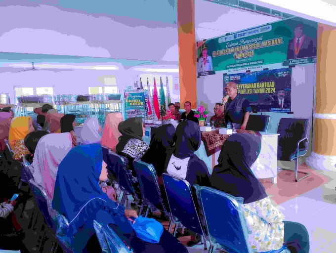 Kegiatan tersebut berlangsung di Aula Kantor Dinas Sosial Kabupaten Muba, Jum’at (20/12/2024).