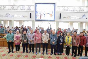 Cheka Virgowansyah membuka kegiatan Diseminasi Roadmap Palembang MUSI 2045, bertempat di Ruang Rapat Parameswara, Kamis (12/12/2024).