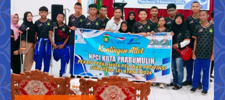 Atlet Pekan Paralympic Pelajar Provinsi II Sumatera Selatan tahun 2024 asal Kota Prabumulih. (foto : kotaprabumulih.go.id)