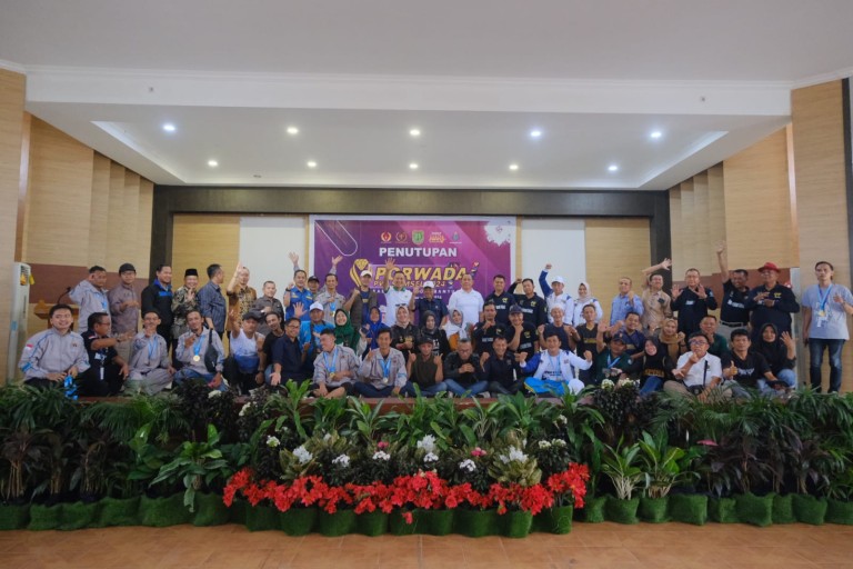 Sambutan saat Penutupan Porwada (PWI) Sumatera Selatan ke-IV, Kamis (5/12/2024) Gedung Dharma Wanita Sekayu.
