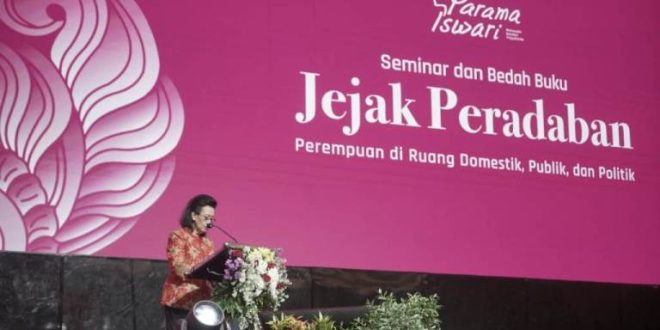 Wakil Ketua Dewan Perwakilan Daerah (DPD) Republik Indonesia, Gusti Kanjeng Ratu (GKR) Hemas, menghadiri acara Seminar Nasional Jejak Peradaban #1 dengan tema "Perempuan di Ruang Domestik, Publik, dan Politik" yang dilaksanakan hari Sabtu, tanggal 14 Desember 2024 di Yogyakarta. (foto : biro pemberitaan dan media dewan perwakilan daerah republik Indonesia)