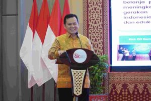 Elen Setiadi menghadiri Acara Evaluasi dan Apresiasi Program Pengembangan Ekonomi dan Keuangan Daerah Provinsi Sumatera Selatan Tahun 2024.
