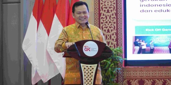 Elen Setiadi menghadiri Acara Evaluasi dan Apresiasi Program Pengembangan Ekonomi dan Keuangan Daerah Provinsi Sumatera Selatan Tahun 2024.