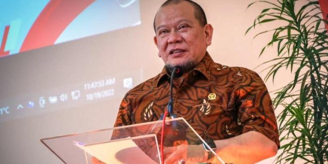 La Nyalla Mahmud Mattalitti, Anggota Dewan Perwakilan Daerah Republik Indonesia asal Provinsi Jawa Timur dan Ketua Dewan Penyantun Komite Olahraga Nasional Indonesia Provinsi Jawa Timur. (foto : Biro Pers, Media, dan Informasi LaNyalla)