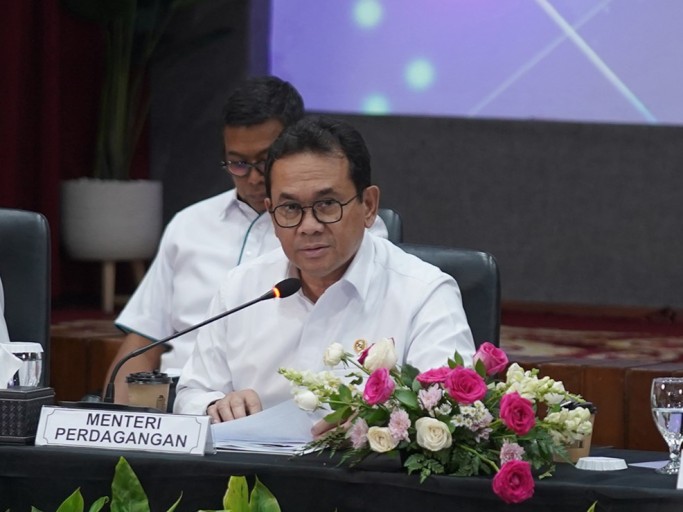 Mendag Budi Santoso dalam konferensi pers
