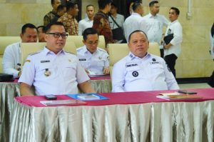 Dalam kegiatan yang digelar di Ruang Rapat Utama Lantai 8 Inspektorat Jenderal Kemendagri Republik Indonesia, Jakarta, pada Rabu (8/1/2025) tersebut H Sandi Fahlepi turut hadir bersama beberapa kepala daerah yang ada di Provinsi Sumatera Selatan.