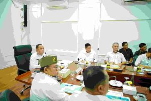 Pj Bupati Muba ingin mempersiapkan lebih baik lagi bahan paparan yang akan disampaikan sebelum dilakukannya evaluasi.
